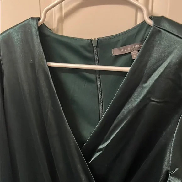 Julia Jordan Long Sleeve Faux Wrap Dress - Picture 10 of 11